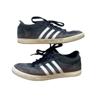 navy blue adidas sambas